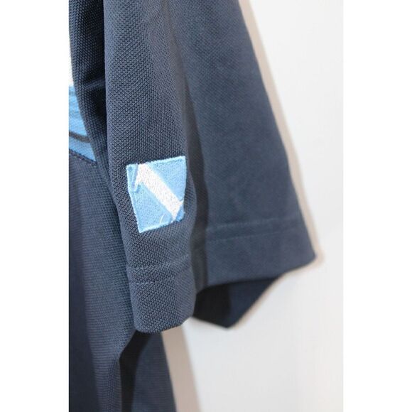 TRAVIS MATHEW BLUE WITH CHEST STRIPES POLO MENS SIZE XL SHORT SLEEVE SHIRT GOLF - Picture 4 of 8